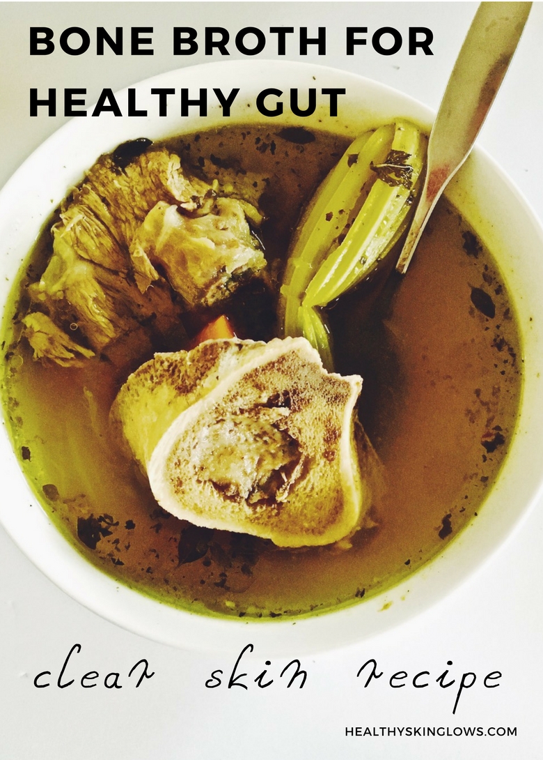 bone broth for clear skin and healthy gut